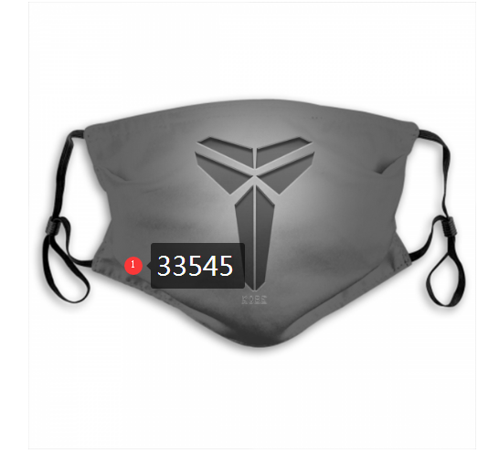 2021 NBA Los Angeles Lakers #24 kobe bryant 33545 Dust mask with filter->nba dust mask->Sports Accessory